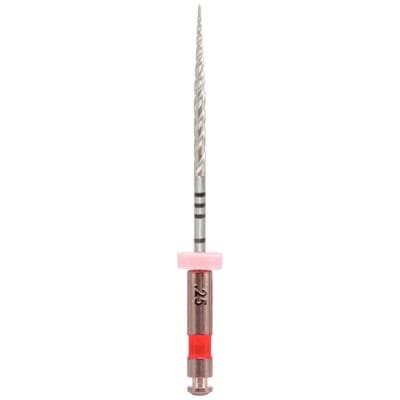 K3XF NiTi Rotary Files, 25 mm, .10 Taper, #25, Red, 6/Pk, 823-0255 thumbnail 10