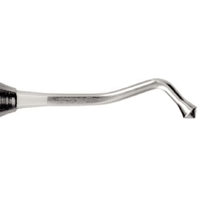 Nordent #21BL Double-Ended Acorn Burnisher, Large Acorn Tip, Standard 1/4" Medium Round Handle, Stainless Steel, RBR21BL thumbnail 3