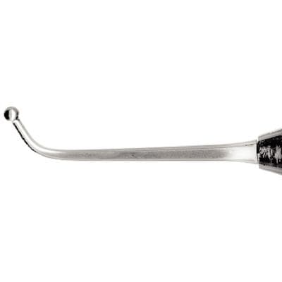 Nordent #43 Double-End Ball Burnisher, Large Ball #4 / Medium Ball #3, Standard Handle, Stainless Steel, RBR43 thumbnail 4