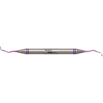 ImplaMate Titanium Implant Scaler, Langer #1-2, Double-End, DuraLite ColorRings Handle, Purple-Coded, 1/Pk thumbnail 9