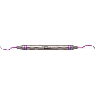 Nordent ImplaMate Implant Scaler, Double-End, Langer #3-4, Titanium Tips, DuraLite ColorRings Handle, Purple, 1/Pkg thumbnail 10