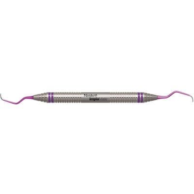 ImplaMate Titanium Implant Scaler, Langer 5-6, Double End, DuraLite ColorRings Handle, Purple-Coded, NORDENT thumbnail 10