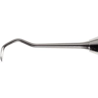 Nordent Sickle Scaler #1/U15 (U15/30), Jacquette/Towner, Anterior, Double-Ended, Standard Round Handle, Stainless Steel, RSCJ1-U15 thumbnail 2