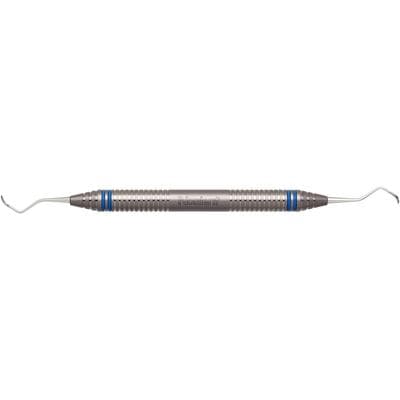 Nordent McCall Universal Curette #13/14, Double End, DuraLite ColorRings Handle, Stainless Steel, CESCMC13-14 thumbnail 5