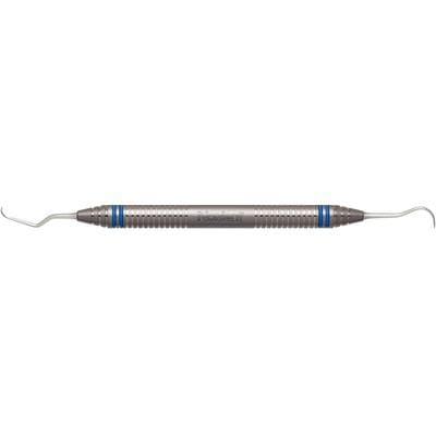 Nordent Scalette #N137ML Anterior Long Reach Double-End Sickle Scaler, DuraLite ColorRings Handle, Stainless Steel, 1/Pkg thumbnail 5