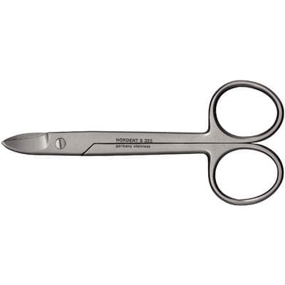 Nordent Crown & Collar Scissors, Curved Blades, Stainless Steel, 4" (100 mm), S325 thumbnail 8