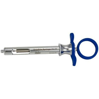 GripRite Aspirating Syringe, Cook-Waite Type, Standard, Blue Silicone Grips, 1 Each, 76-30 thumbnail 10
