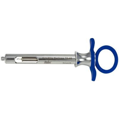 Miltex GripRite Petite Aspirating Syringe, CW Type, Blue Silicone Grips, 76-40 thumbnail 11