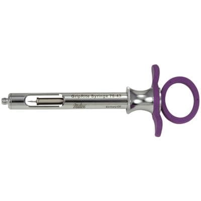 GripRite Aspirating Syringe, CW Type, Petite, Purple Silicone Grips, 76-43, Each thumbnail 14