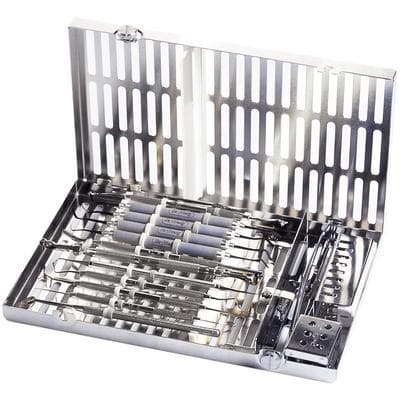 Hu-Friedy IMS Signature Series Signa-Stat Instrument Cassette, 12-Instrument Capacity, 6.5" x 10.5" x 1.25", White, IM8122 thumbnail 8