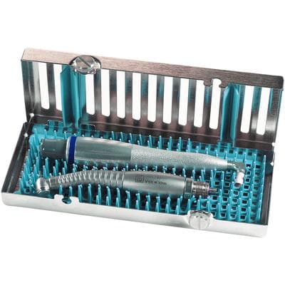 Hu-Friedy IMS Signature Series Handpiece Cassette, Blue, Large, 3" x 8" x 1.25", Holds 3 High-Speed Handpieces or 5 Ultrasonic Inserts, 1/Pk, IM60H8 thumbnail 9