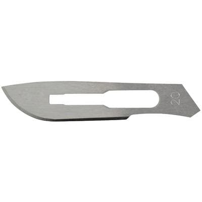 Miltex #20 Stainless Steel Sterile Surgical Blades, Individually Wrapped, 100/Box, 4-320 thumbnail 6