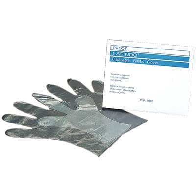 Latindo Disposable Plastic Overgloves, Small, Clear, 100/Box, 900LX-S thumbnail 6