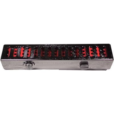 Hu-Friedy IMS Signature Series Ultrasonic Insert/Handpiece Cassette, Small, Red, 1.5" x 8" x 1.25", Holds 2 Inserts or 1 Handpiece, IM30HU0 thumbnail 8