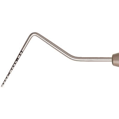 Nordent Expro Double-End Probe/Explorer, UNC #12 Color-Coded Probe (1-12mm) with #23 Shepherd's Hook Explorer, DuraLite Round Handle, REPCN12-23 thumbnail 6
