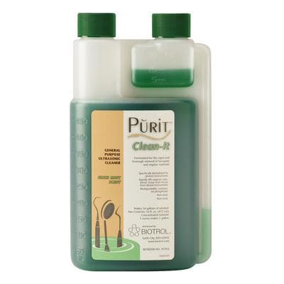 Purit™ Clean-it General Purpose Ultrasonic Cleaner Solution, Mint, Liquid Concentrate, 16 oz Bottle thumbnail 6