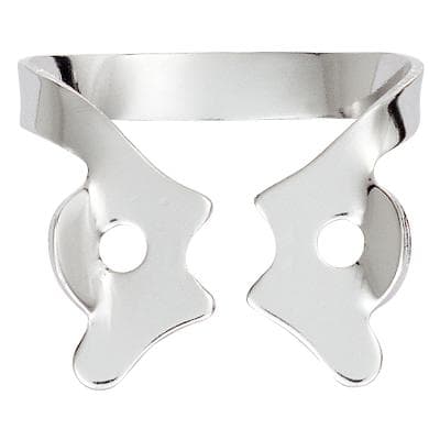 Hygenic Gloss Finish Winged Rubber Dam Clamp #2, Premolars & Upper Incisors, H02761, 1/Pk thumbnail 12