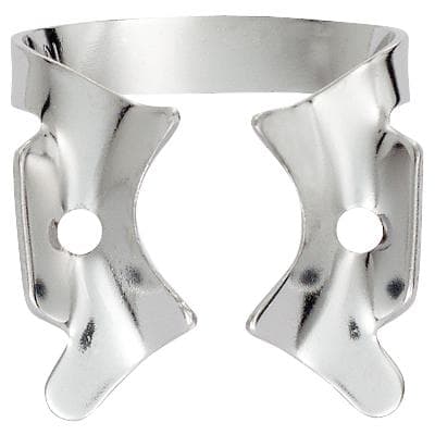 Hygenic HySolate Rubber Dam Clamp, #14A, Winged, Gloss Finish, Downward Sloped Jaws for Large Partially Erupted Molars, H02757, 1/Pk thumbnail 17