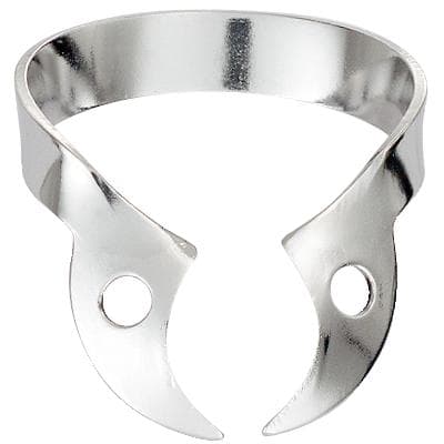 Hygenic Rubber Dam Clamp, #W56, Wingless, Gloss Finish, Universal Molar, Stainless Steel, H03815, 1/Pk thumbnail 12