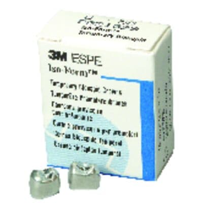 3M Iso-Form Temporary Preformed Tin-Silver Crowns, Bicuspid, Introductory Kit, 64 Crowns, BC-64 thumbnail 10