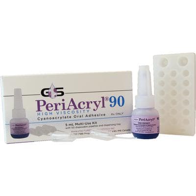 PeriAcryl 90 High Viscosity Oral Tissue Adhesive, Violet, 5 mL Multi-Use Kit, P-ACRYL5VHV thumbnail 5