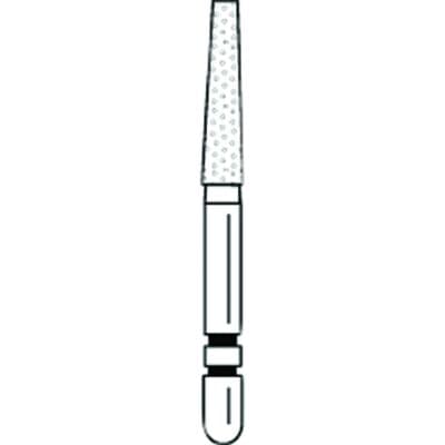 Two Striper TSZtech Diamond Bur Friction Grip 703.8KR ZM Flat End Taper, 5/Pk, 2015672 thumbnail 12