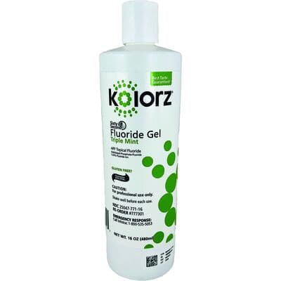 Kolorz Sixty-Second Fluoride Gel, 1.23% APF, Triple Mint, 16 oz Bottle, 1/Pk, 777301 thumbnail 11