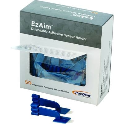 EzAim Individually Cut Adhesive Sensor Holder, Bitewing, Blue, 50/Pk, 131119 thumbnail 15