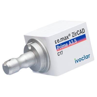 IPS e.max ZirCAD Prime CAD/CAM Zirconia Block, Shade A3.5, Size C17, 5/Box thumbnail 11