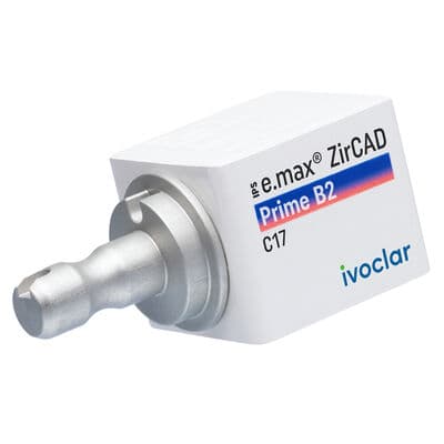 IPS e.max ZirCAD Prime CEREC/inLab Milling Block, Shade B2, Size C17, 3/Box thumbnail 12