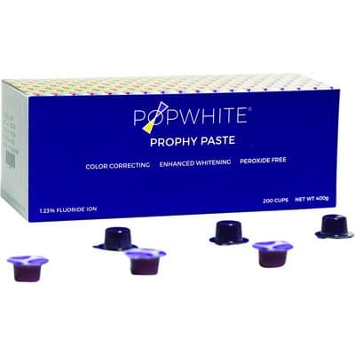 PopWhite Power of Purple Prophy Paste, Coarse Grit, Mint Flavor, 200 Cups/Box thumbnail 6