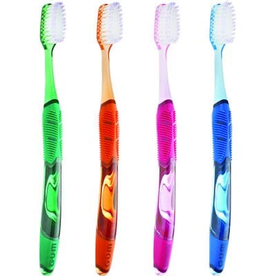 GUM Technique Deep Clean Toothbrush, Soft Bristles, Full Head, Assorted Colors, 12/Pk, 524TPA1 thumbnail 14