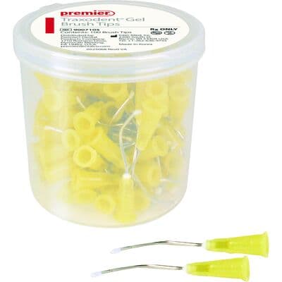 Traxodent Gel Brush Tips, Pre-Bent 19 Gauge, Luer-Lock, 100/Pk, 9007105 thumbnail 10
