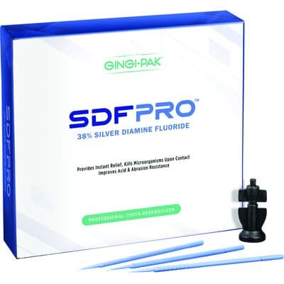SDF Pro 38% Silver Diamine Fluoride Solution Unit Dose Kit, 30 x 0.1 mL Unit Doses + 50 Micro Applicator Tips, 73013 thumbnail 14