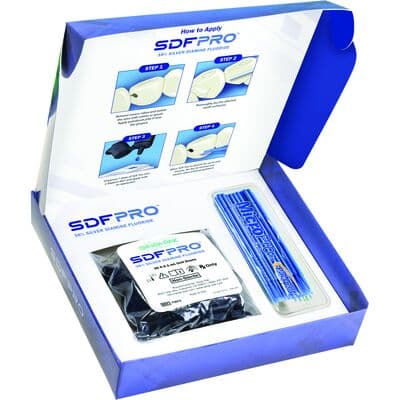 SDF Pro 38% Silver Diamine Fluoride Solution Unit Dose Kit, 30 x 0.1 mL Unit Doses + 50 Micro Applicator Tips, 73013 thumbnail 15