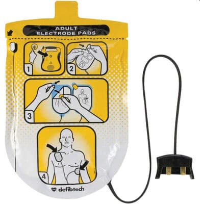Defibtech Lifeline AED Adult Replacement Defibrillation Pad Set, 2/Pkg, DDP-100 thumbnail 4