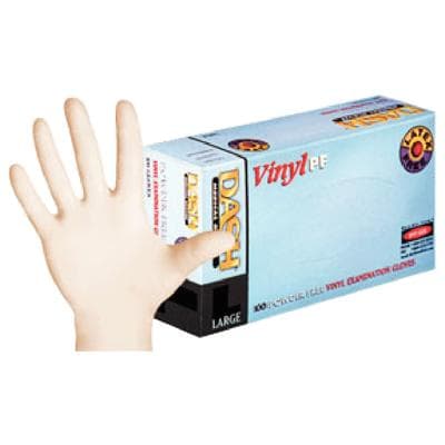 Dash Vinyl Powder-Free Exam Gloves, Latex-Free, Clear, Large, 100/Box, SPF100L thumbnail 20