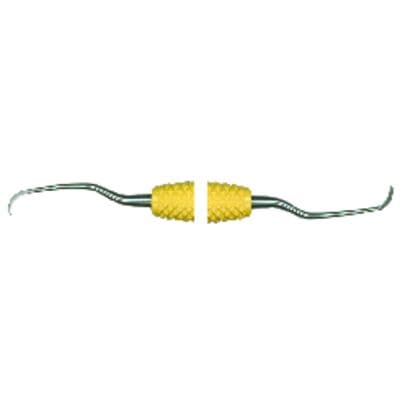 PDT Amazing Gracey Curette, #11/12, Extended Reach, Double-Ended, Yellow Resin Handle, R042 thumbnail 15
