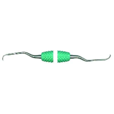 PDT Amazing Gracey 13-14 Extended Reach Curette, Double End, Green Resin Handle, R043 thumbnail 10