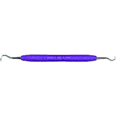 PDT Cruise Line H5/33 Double-Ended Sickle Scaler, Jacquette, Passionate Purple Resin Handle, R111 thumbnail 14