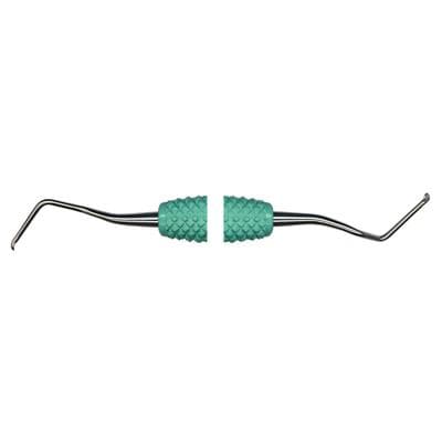 PDT O'Hehir New Millennium 17/18 Debridement Curette, Double-Ended, Green Resin Handle, R158 thumbnail 18