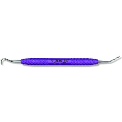 PDT O'Hehir New Millennium 2 Extended Reach Debridement Curette, Double-Ended H5/OH2, Purple Resin Handle, R160 thumbnail 10