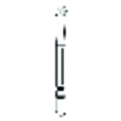Two Striper Operative Diamond Bur, FG, Round #6, Medium Grit, Blue Ring, 1.3 mm Length, 1.9 mm Diameter, 5/Pk, 2013211 thumbnail 11