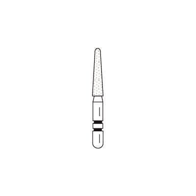 Two Striper ShortCut Diamond Bur, FGSS, Round-End Taper 767.8 S, Coarse, Green, 1.8 mm, 5/Pk, 2015907 thumbnail 11