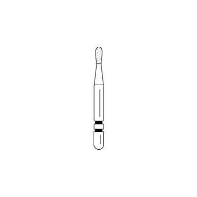 Two Striper Diamond Bur, FG, Pear, 362.3F, Fine, Red, 1.3 mm Major/1.1 mm Minor Diameter, 3.0 mm Length, 5/Pk, 2015793 thumbnail 13