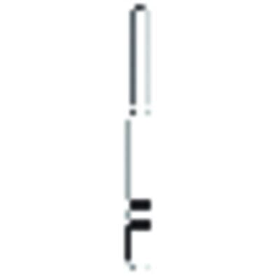 Two Striper® Diamond Bur, FG, Fine, Red, KS Cylinder Round End, #574.7F KSO, 1.0 mm Diameter, 7.0 mm Length, 5/Pkg, 2015954 thumbnail 8
