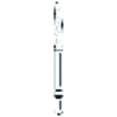 Two Striper Diamond Burs, FG, Round-End Taper, L770.8C, 1.8 mm Major/1.3 mm Minor Diameter, 8 mm Length, Coarse, Green, Long Shank, 5/Pk, 2015650 thumbnail 10