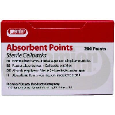 Premier Absorbent Paper Points, Fine, Sterile, Cell Pack, 200/Pkg, 9055103 thumbnail 19