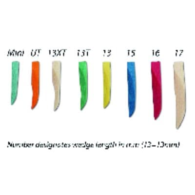 Sycamore Wood Wedges, Mini, Light Blue, 400/Pk, 9061109 thumbnail 24