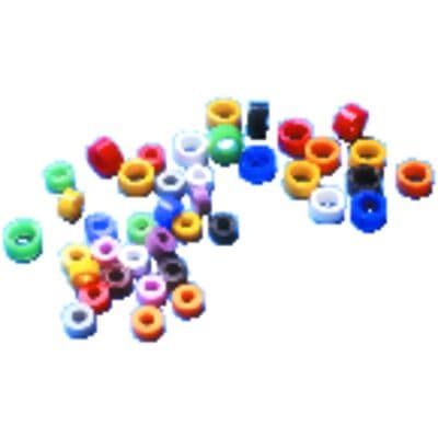 Pulpdent Code Rings, Silicone, Standard 1/8" x 1/8", Assorted Colors, 100/Pk, CR-AS thumbnail 9
